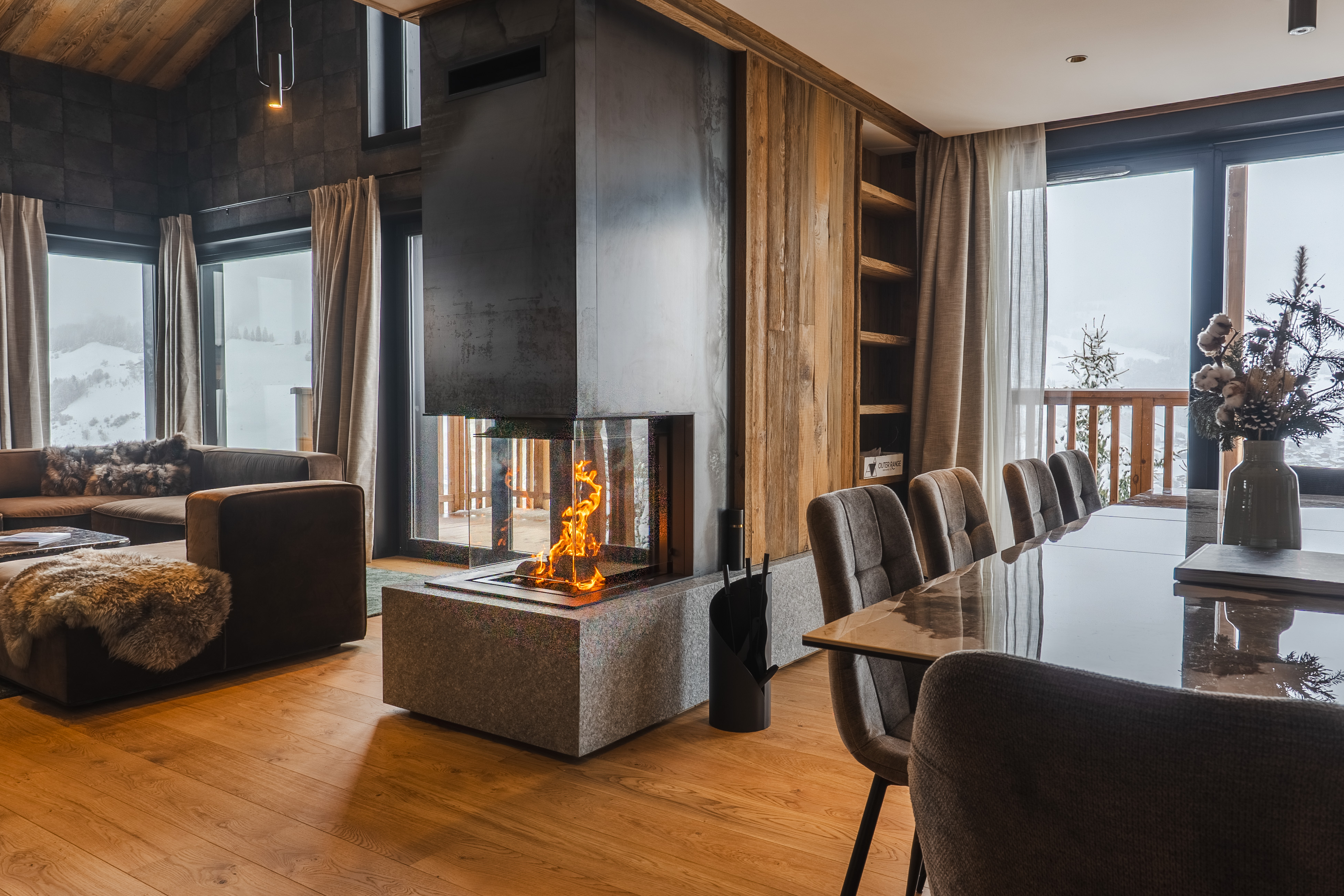 Penthouse Alpin, chalet room at the observatory hotel l'Arboisie Megève
