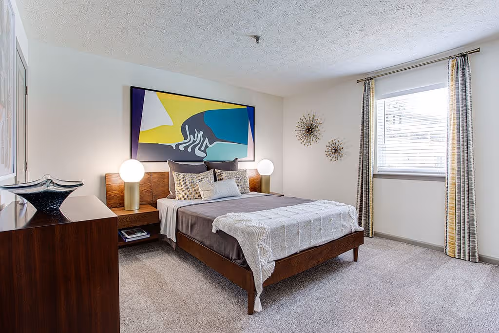 furnished bedroom