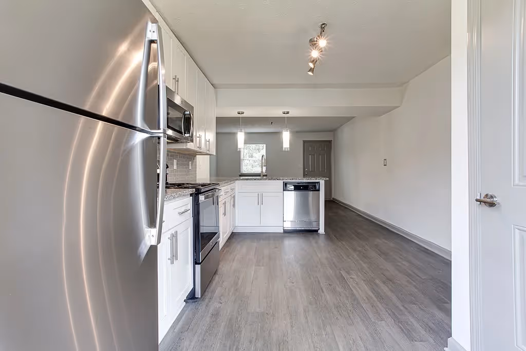 kitchen with stainless steel appliances