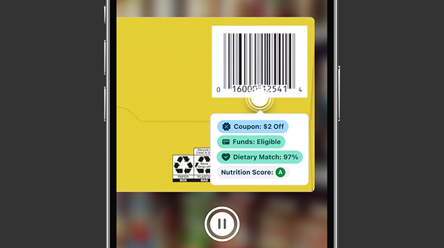 Barcode scanner.