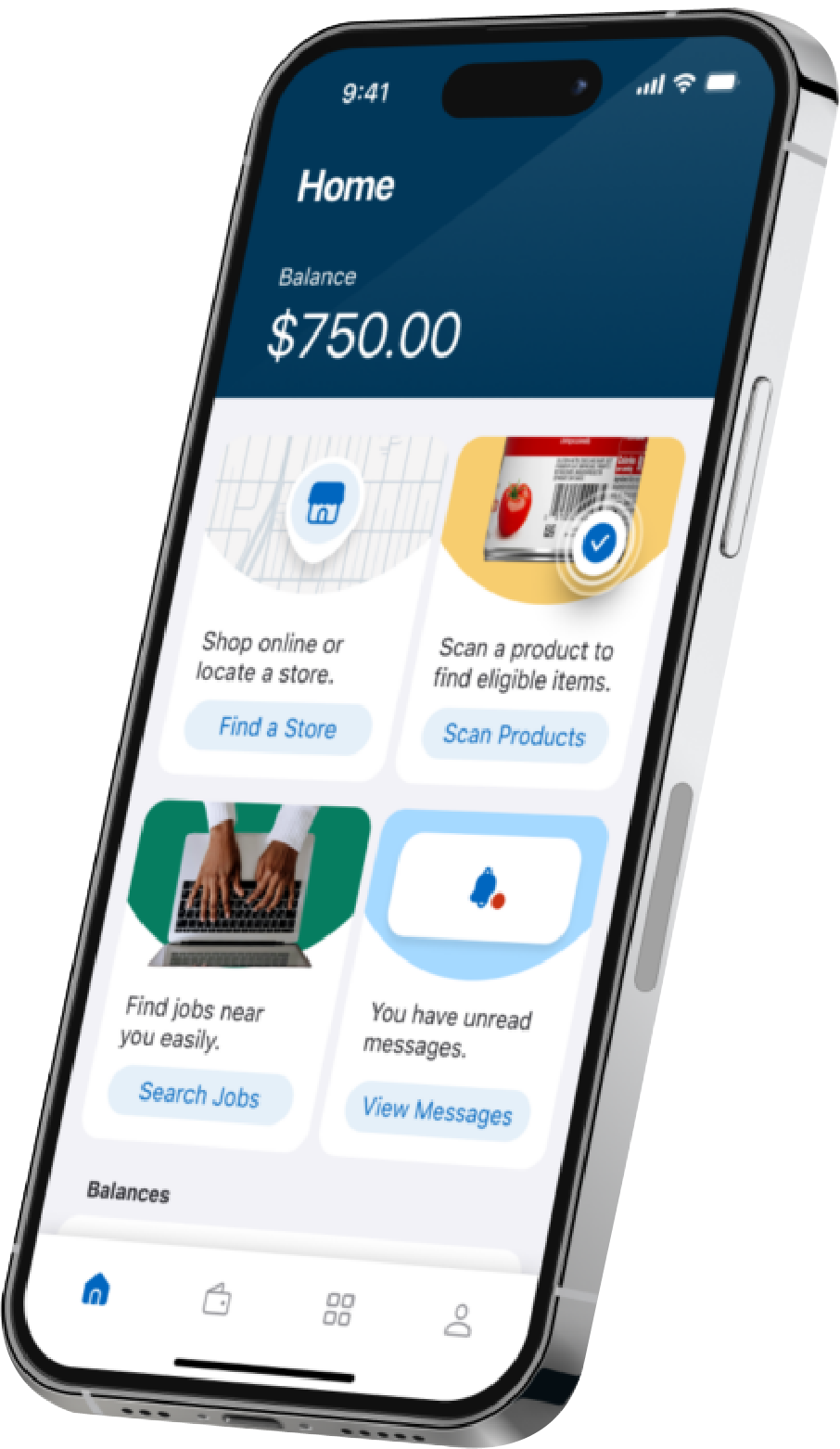 Universal Wallet on mobile