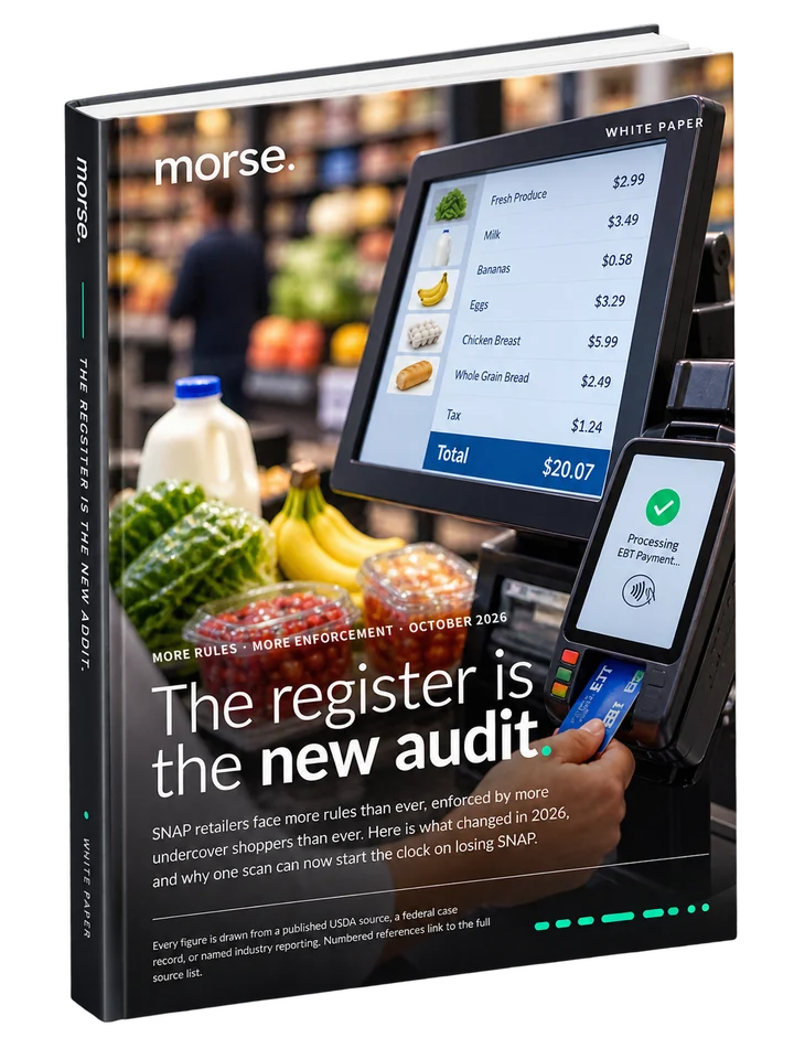 Cover of the Morse white paper The Register Is the New Audit