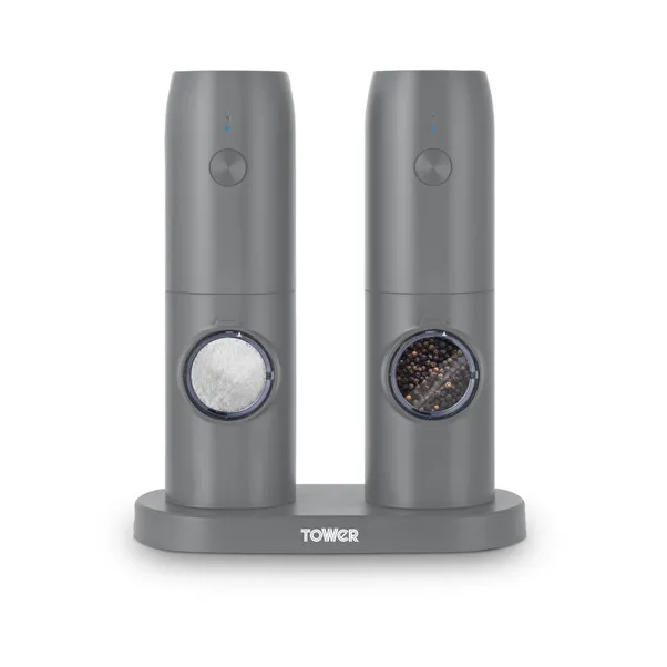 Tower Rechargeable Salt and Pepper Mill