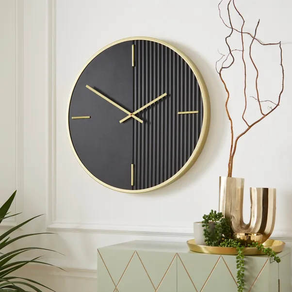 Georgi Ribbed Wall Clock