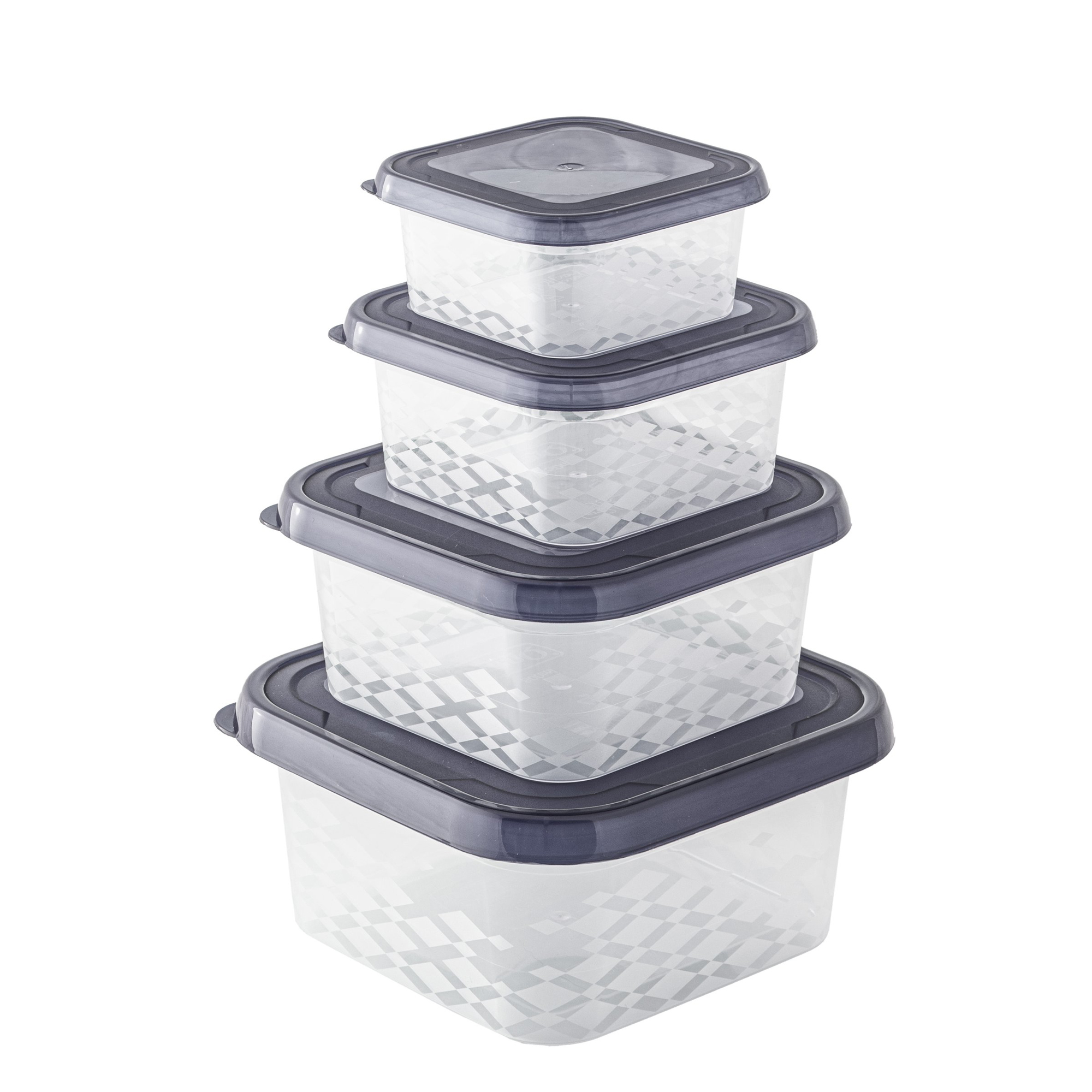 Pack of 4 Storage Pots