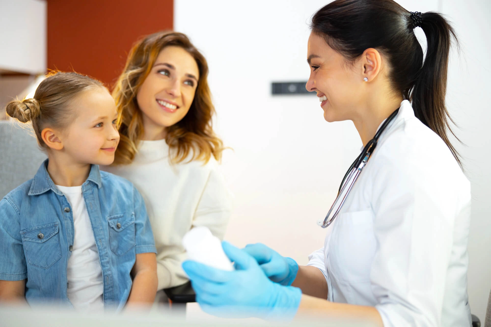 Child and mom having dental checkups family dentistry Jupiter