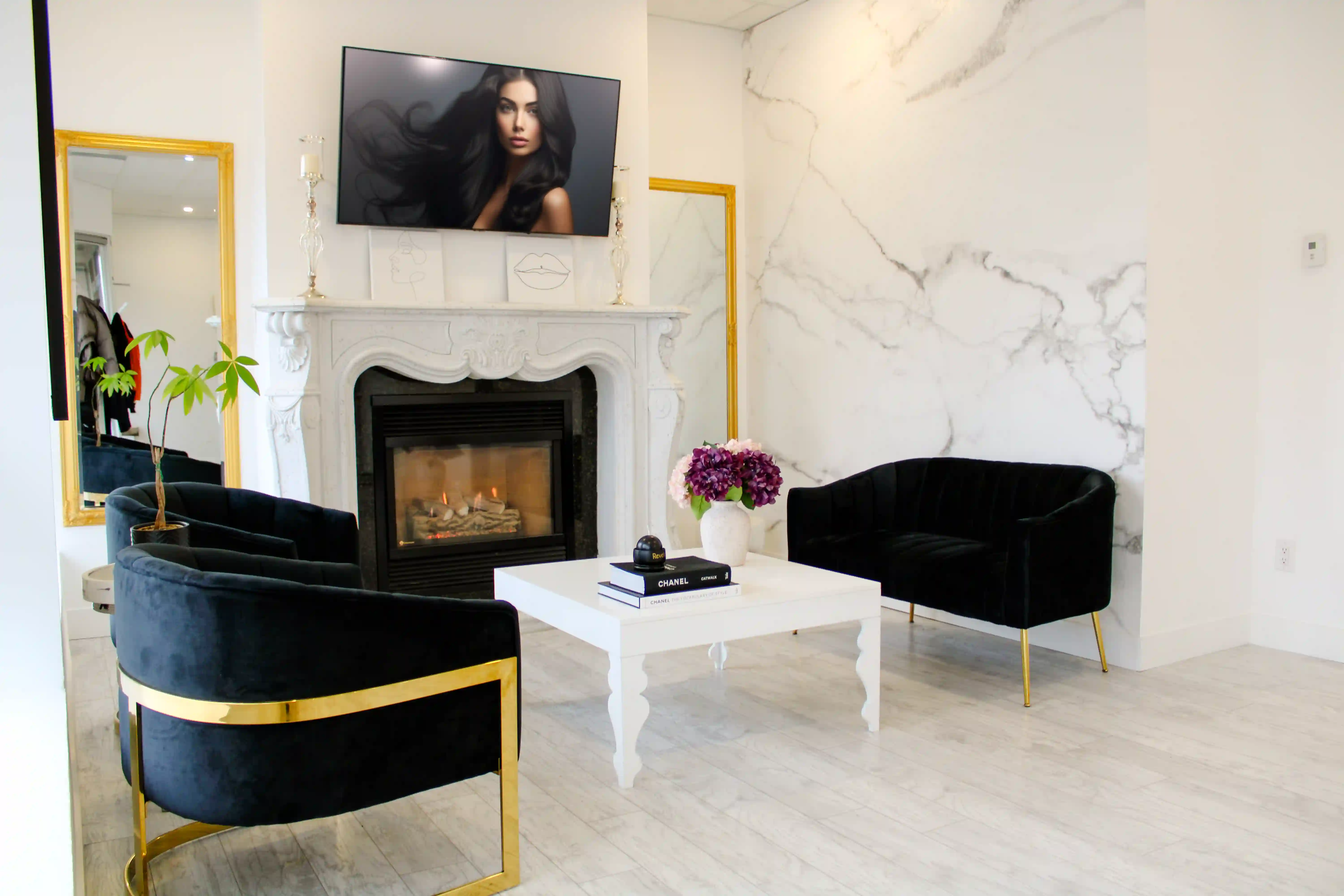 Side view of AMA Med Spa waiting area.