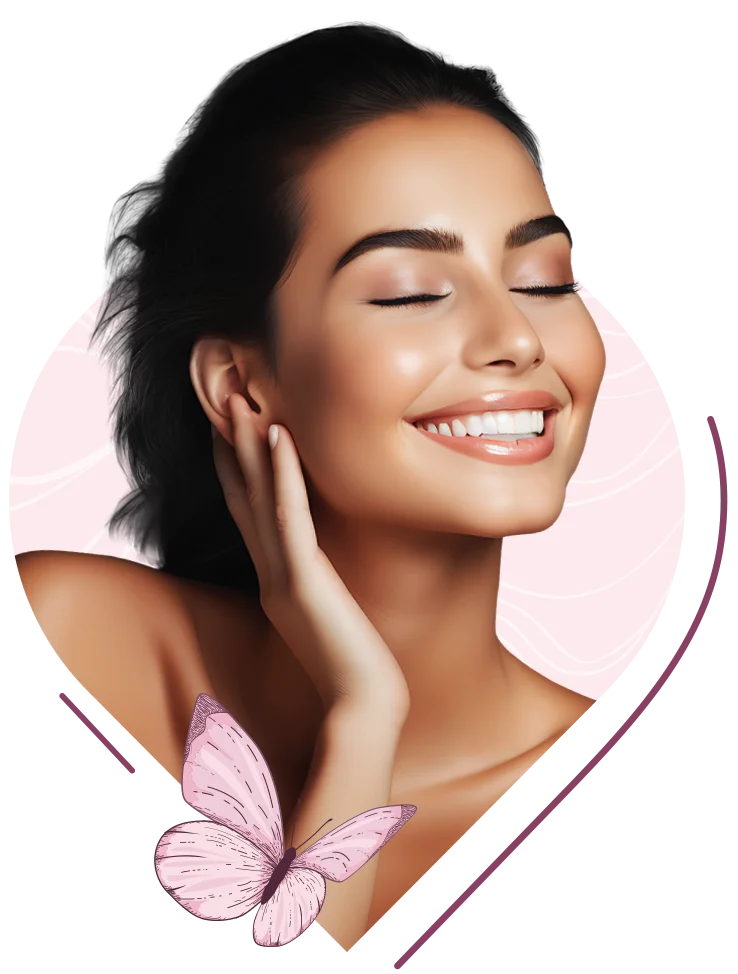 Beautiful girl smiling.