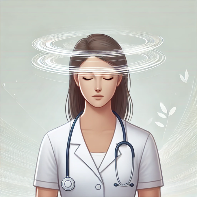 Woman looking visibly frustrated with her head resting on her hand while sitting at the kitchen table with her morning coffee.