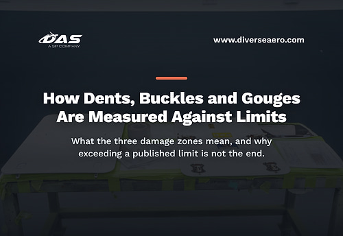 in service damage measuring dents against srm limits