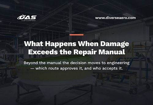 when damage exceeds the srm der repair in aviation