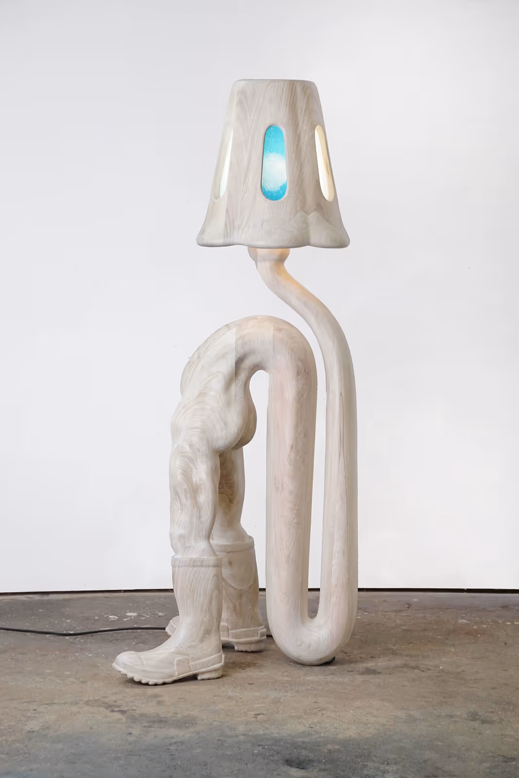 Lamp With Rainboots