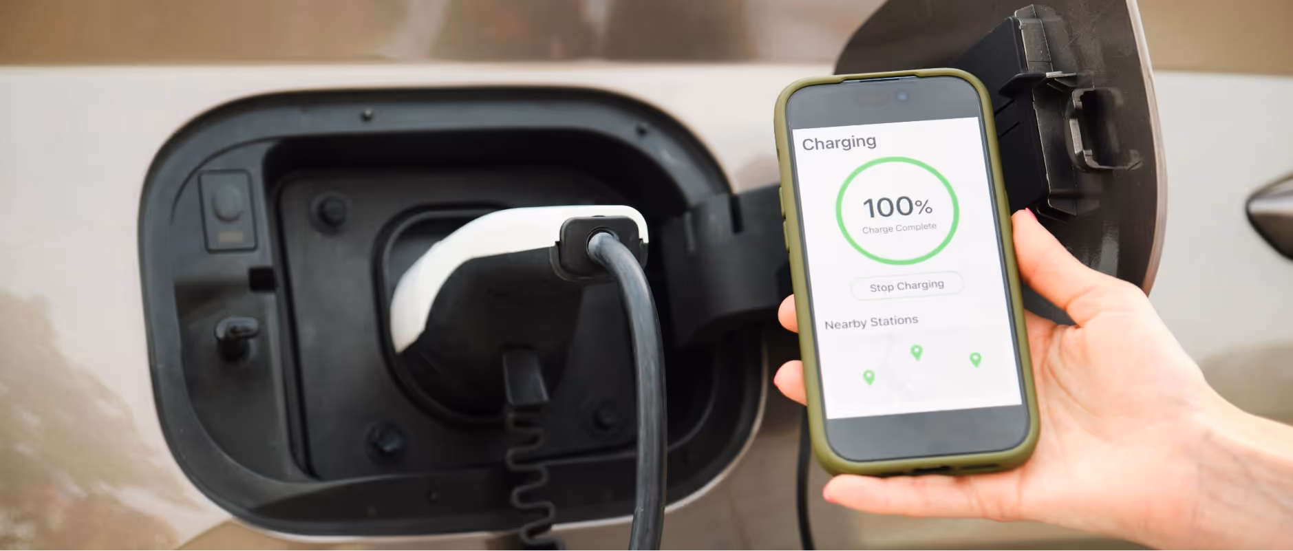 Positron Charging — Charging EV with an app