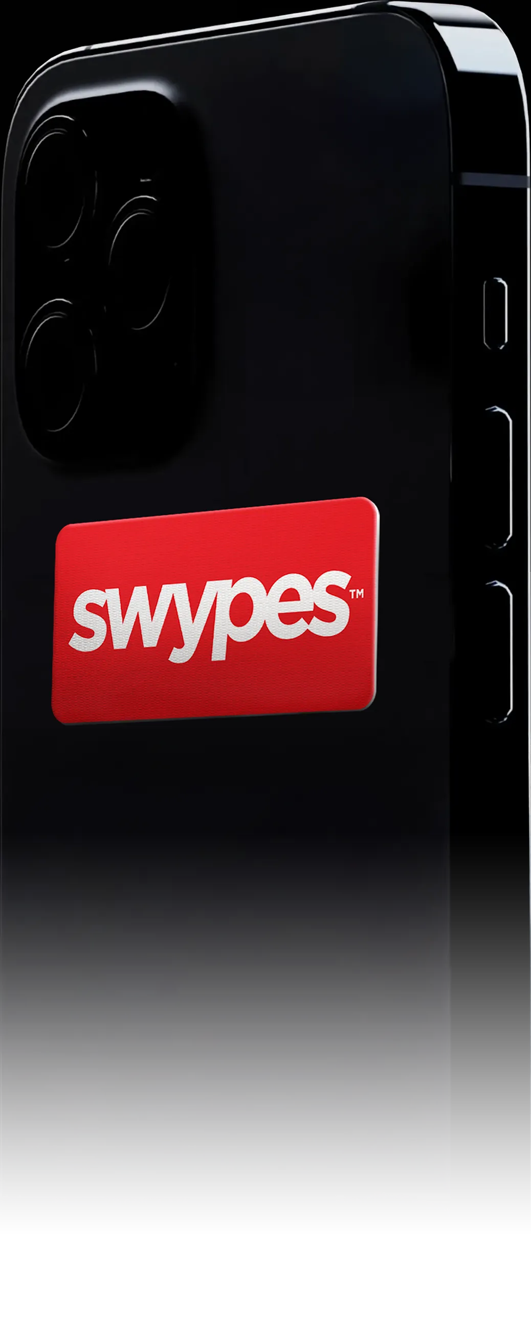 A close up of a black and red phone.