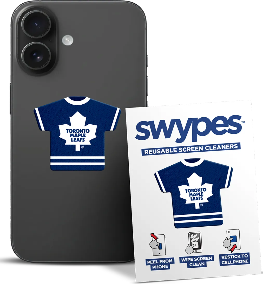 A phone case with a canadian t - shirt sticker on it.