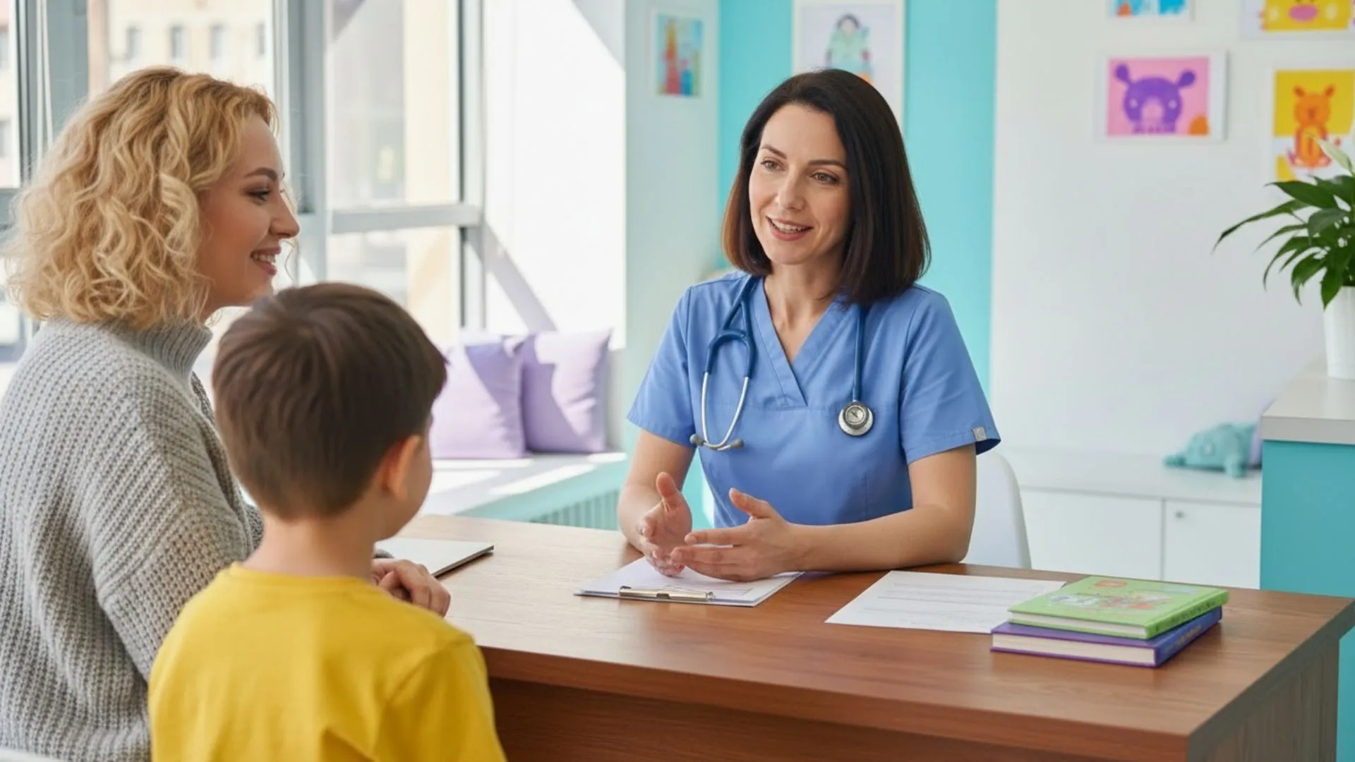Pediatric healthcare provider representing custom medication care at Thesis Pharmacy