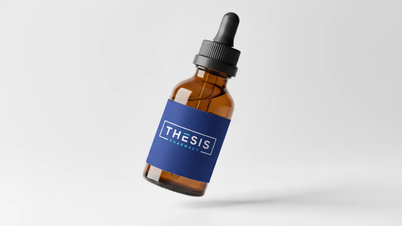 Thesis Pharmacy Brown medicine dropper bottle