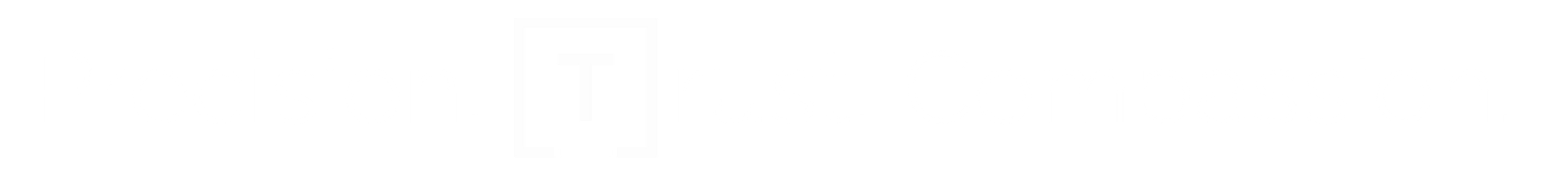 White text on black background reading 'Precision. Trust. Compassion.' with the letter T enclosed in a square.