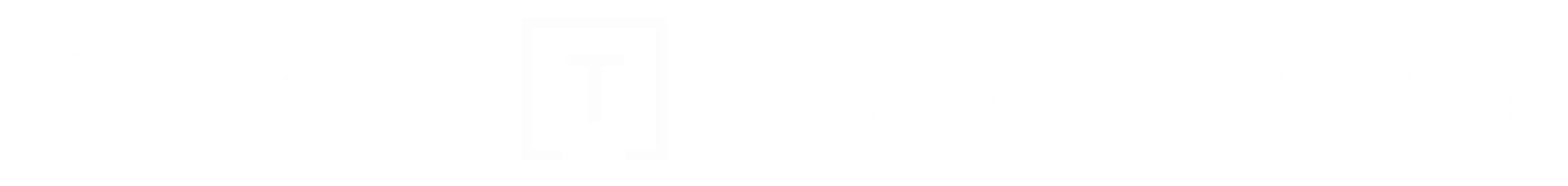 White text on black background reading 'Precision. Trust. Compassion.' with the letter T enclosed in a square.