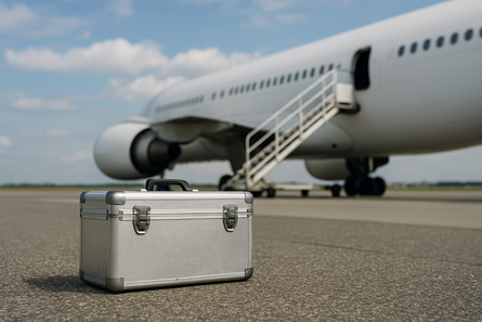 Secured case for worldwide personal courier