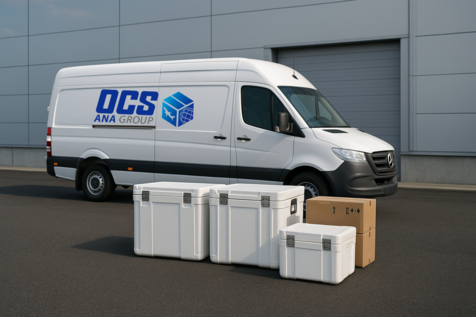 OCS van with transport case for special