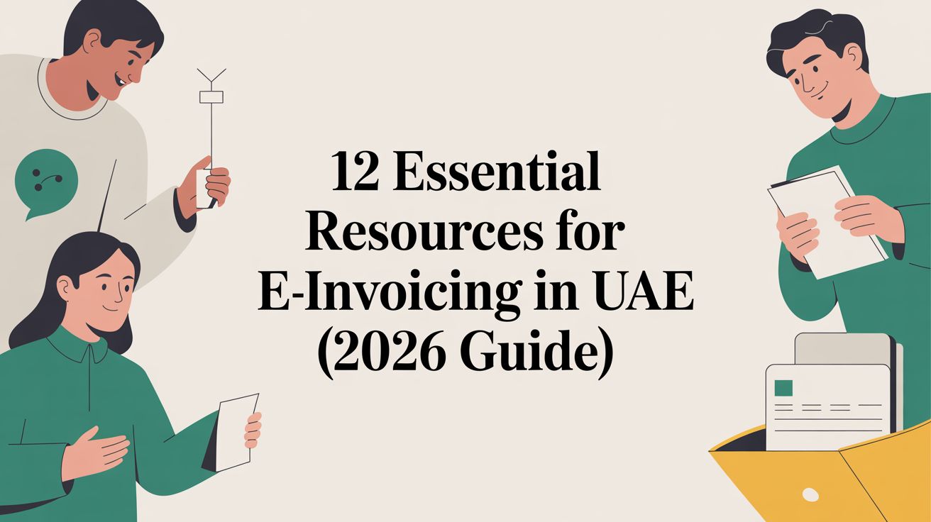 12 Essential Resources for E-invoicing in UAE (2026 Guide)