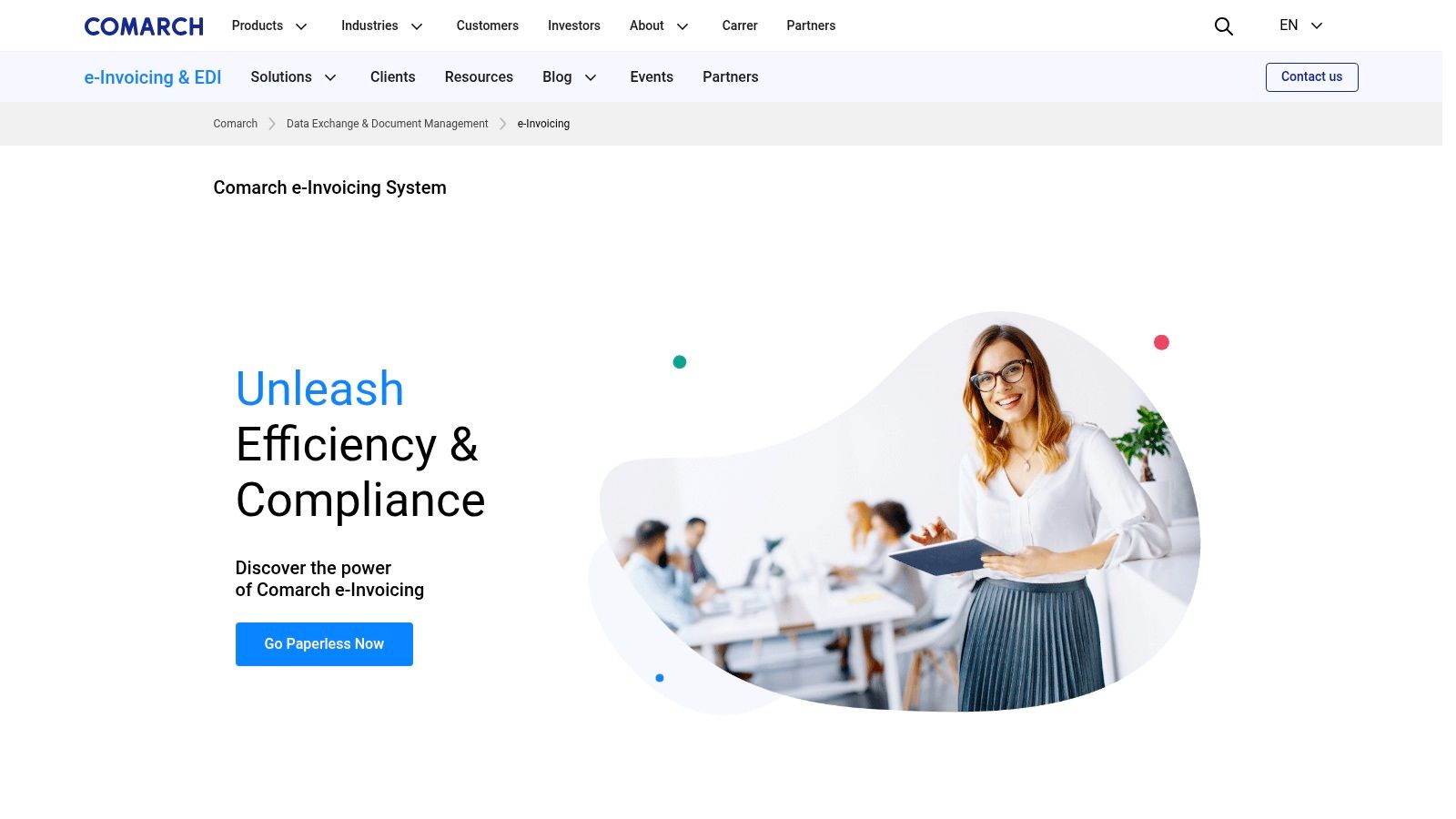 Comarch e‑Invoicing (Middle East capability)