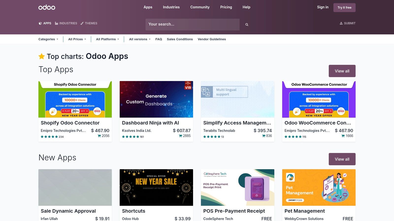 Odoo Apps Store – UAE e‑Invoicing modules