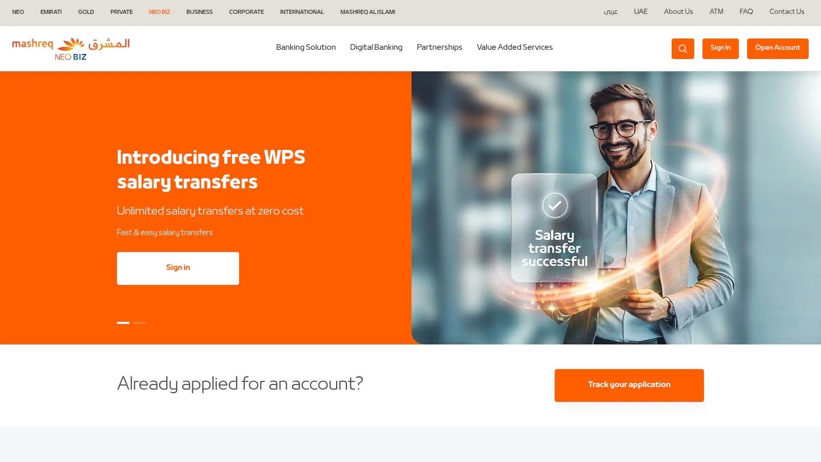 Mashreq NeoBiz – Business Loans