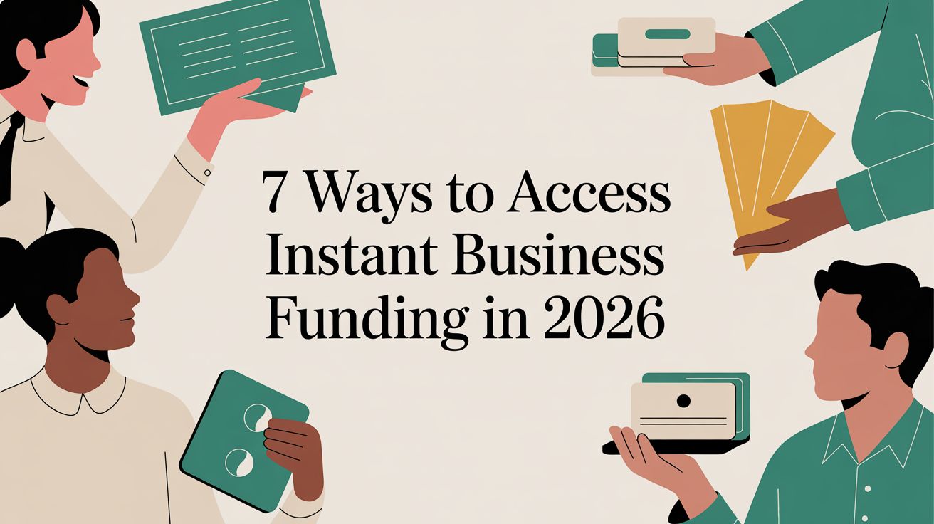 7 Ways to Access Instant Business Funding in 2026