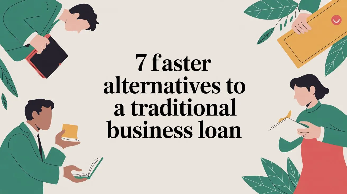 7 Faster Alternatives to a Traditional Business Loan