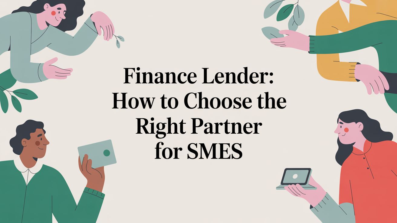 Finance Lender: How to Choose the Right Partner for SMEs