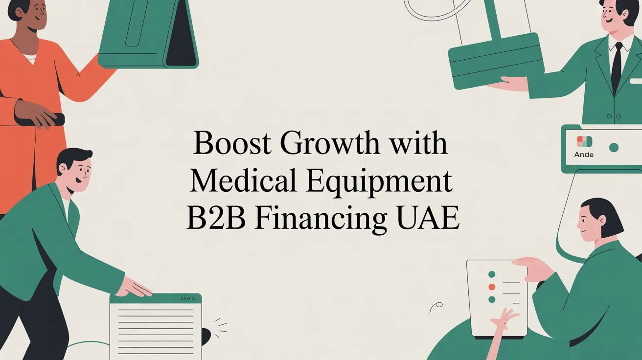 Boost Growth with Medical Equipment B2B Financing UAE in 2026