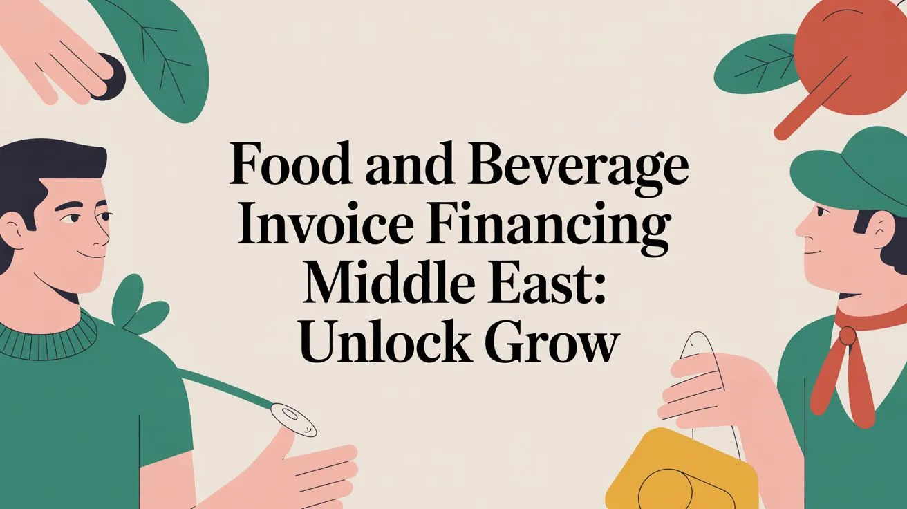A Guide to Food and Beverage Invoice Financing in the Middle East for 2026