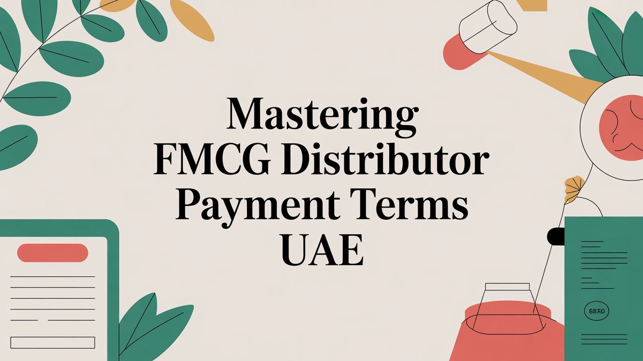 Mastering FMCG distributor payment terms UAE