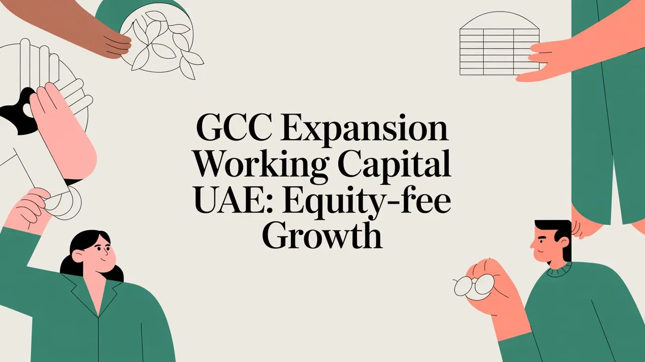 GCC Expansion Working Capital UAE: Equity-Free Growth