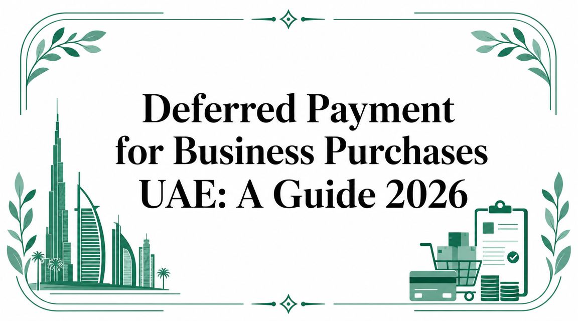 Deferred Payment for Business Purchases UAE: A Guide 2026