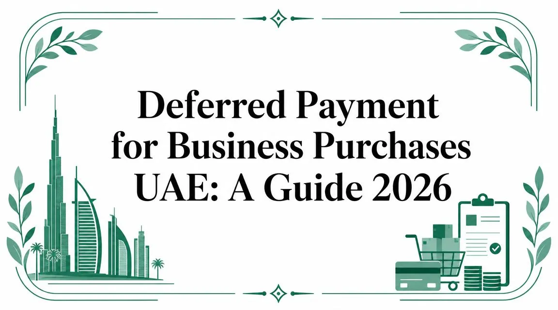 Deferred Payment for Business Purchases UAE: A Guide 2026