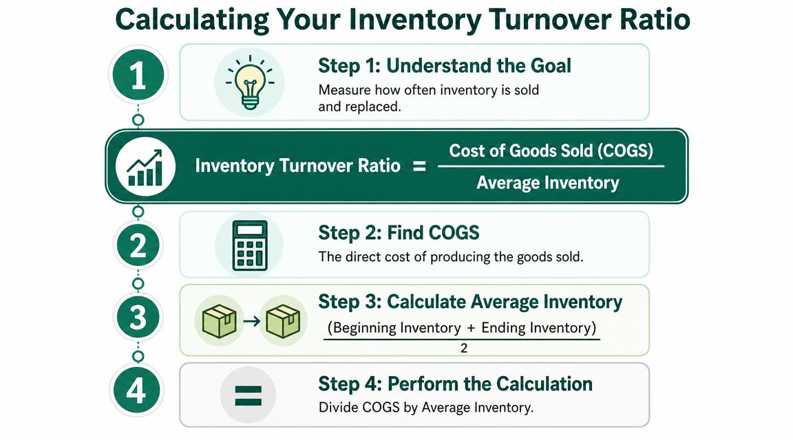How to Calculate Your Inventory Turnover Ratio Step-by-Step