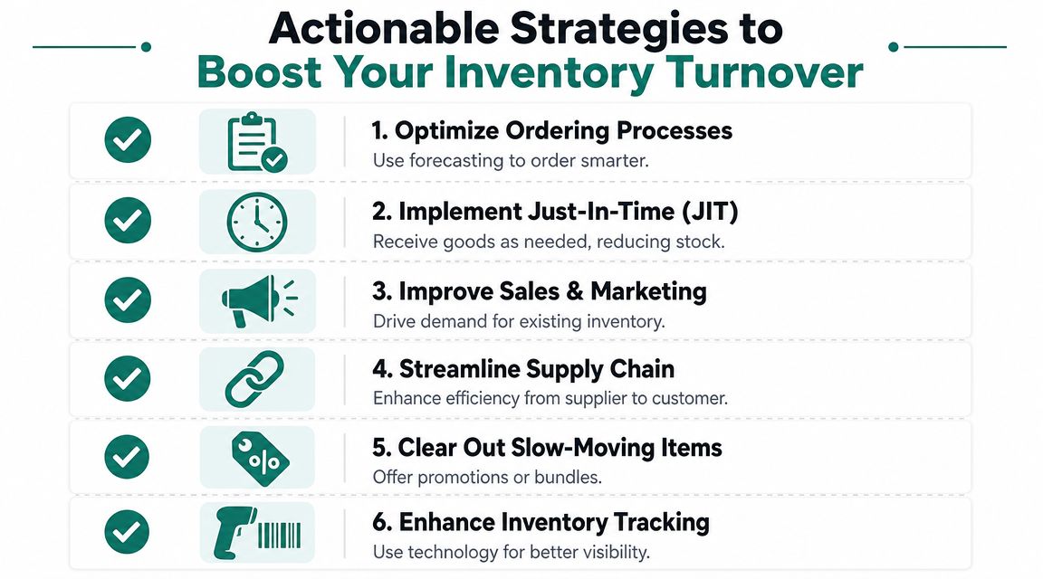 Actionable Strategies to Improve Your Inventory Turnover