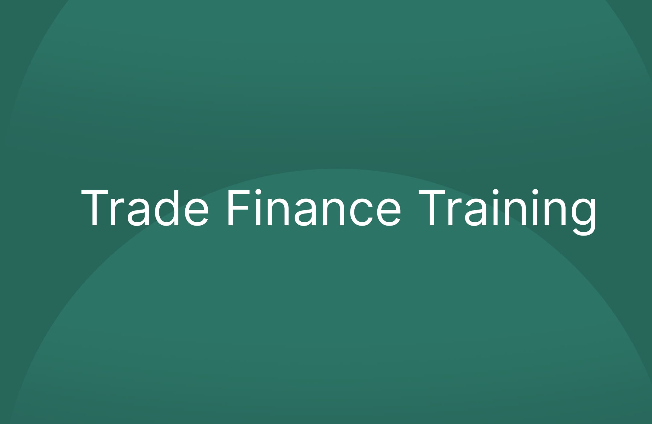 Trade Finance Training