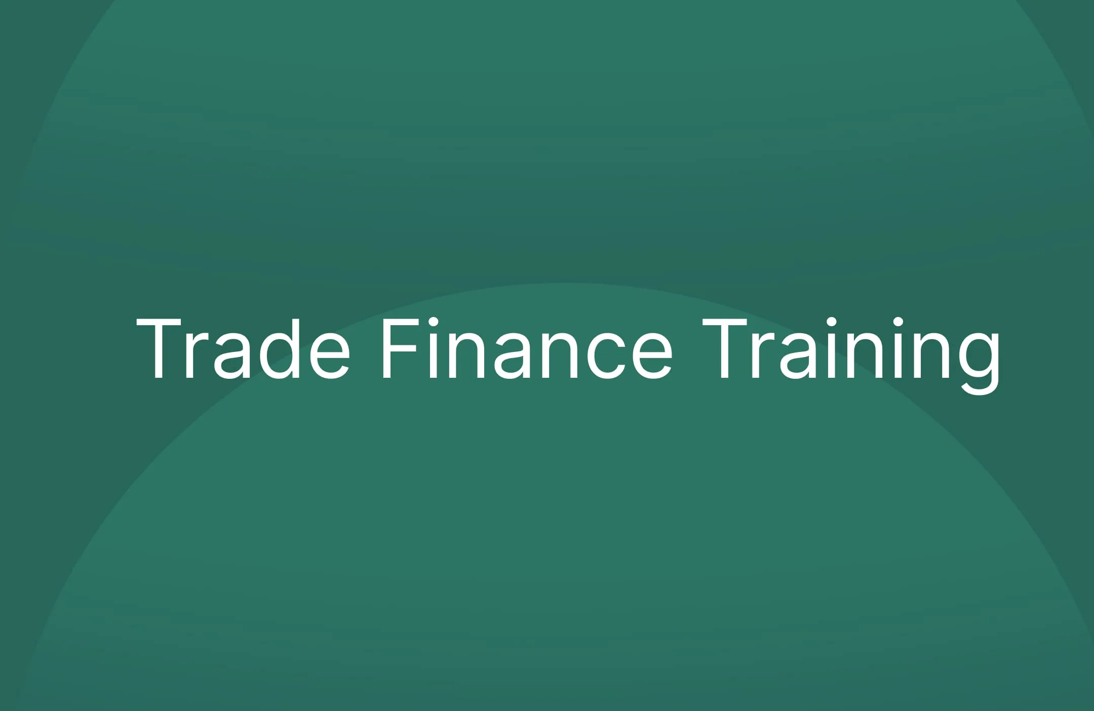 Trade Finance Training