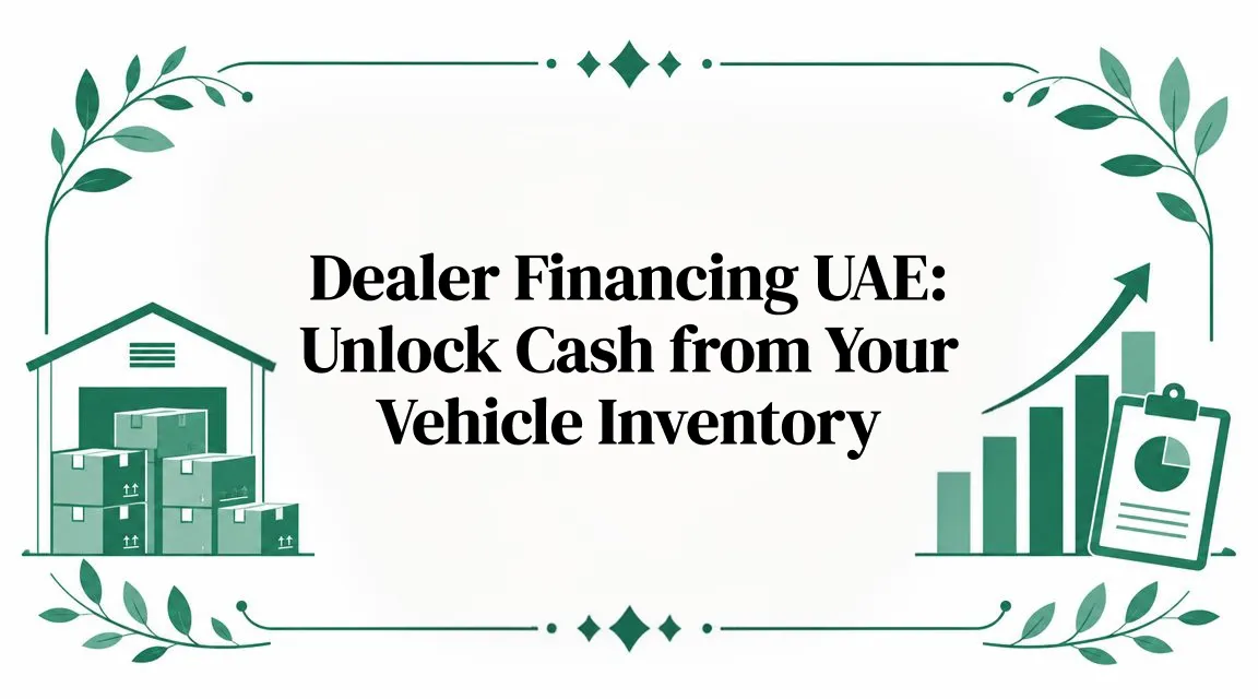 Dealer Financing UAE: Unlock Cash from Your Vehicle Inventory