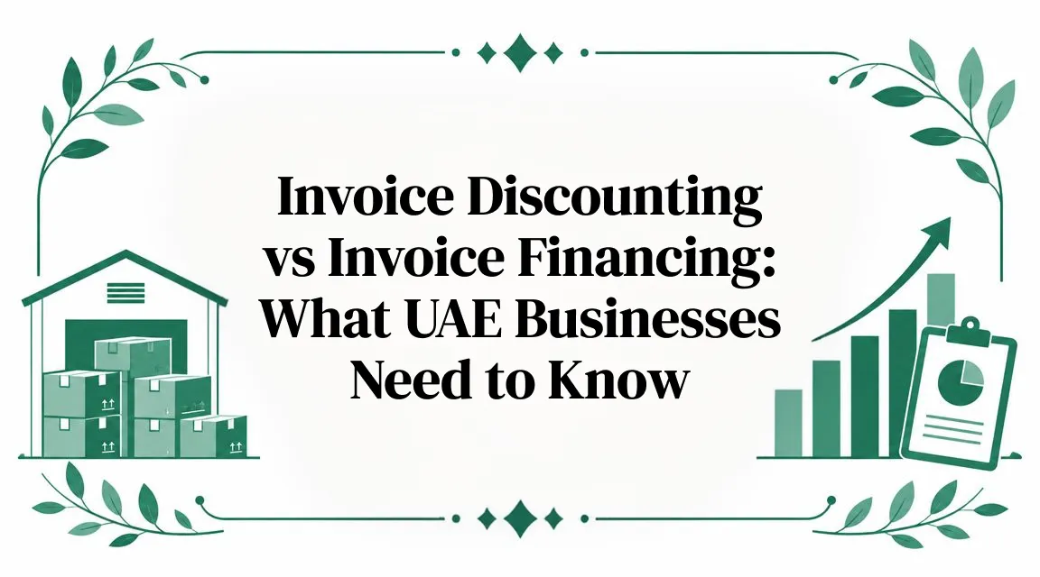 Invoice Discounting vs Invoice Financing: What UAE Businesses Need to Know
