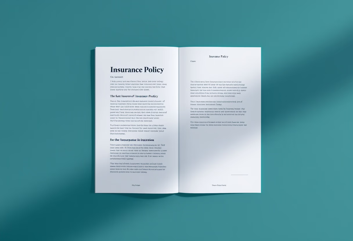 image of insurance policy documents
