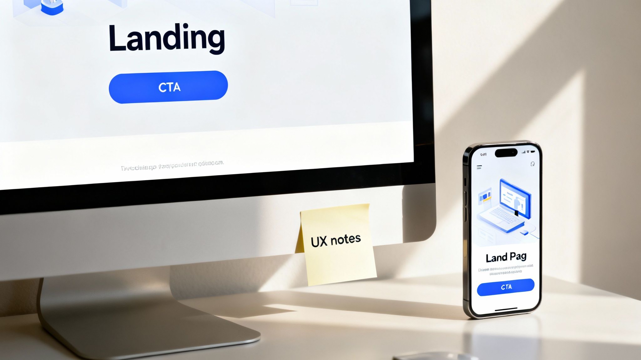 Uživatel interagující s intuitivním webovým rozhraním