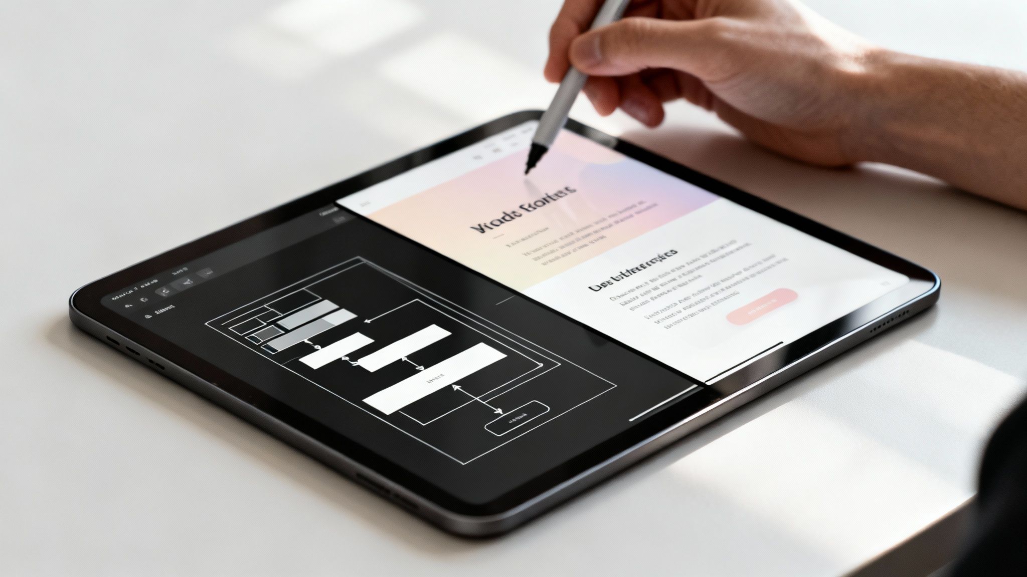 Lidé spolupracující na UX a UI designu webu