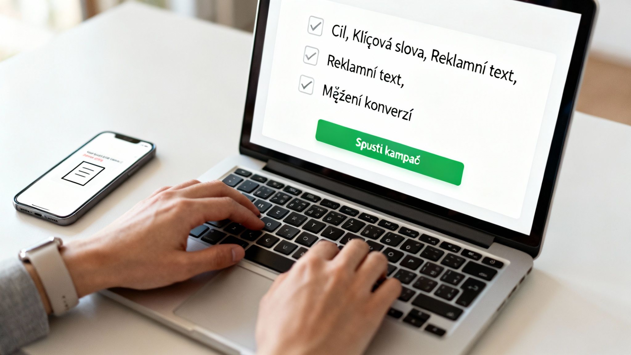 Odrazový můstek pro spuštění první PPC kampaně