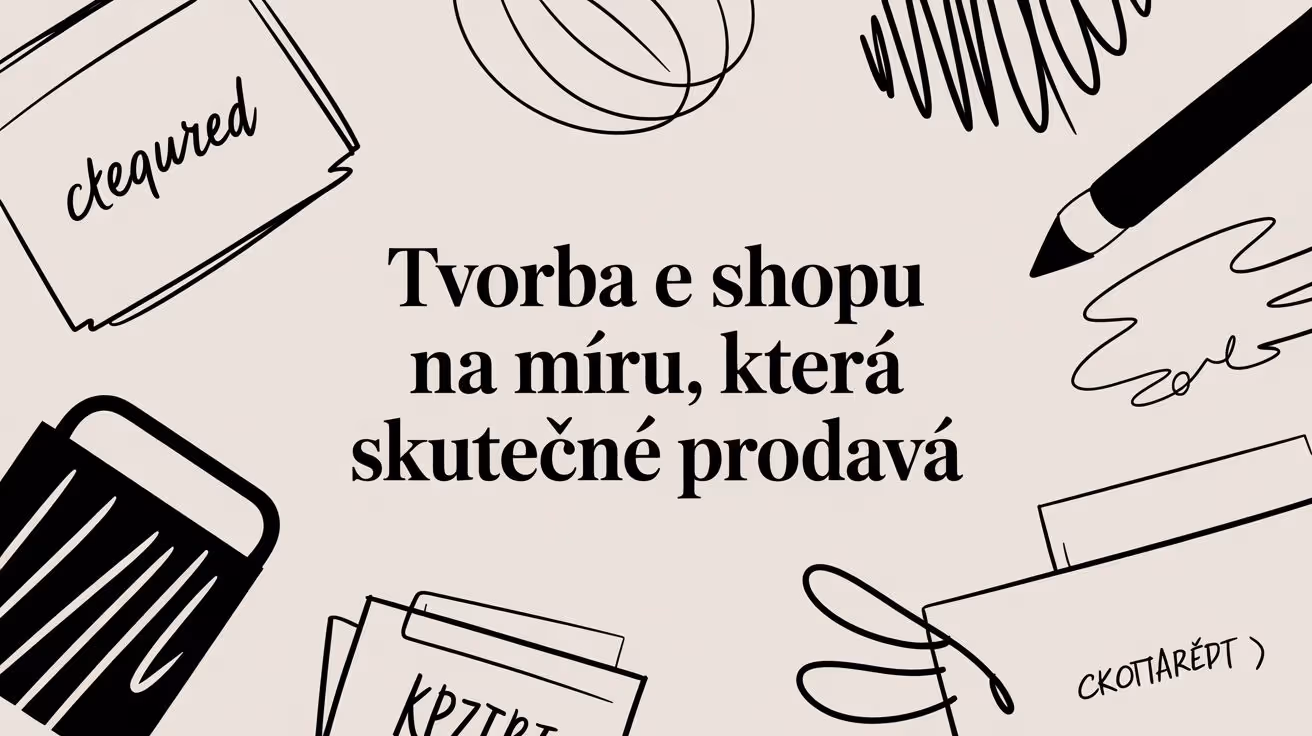 Tvorba e shopu na míru, která skutečně prodává