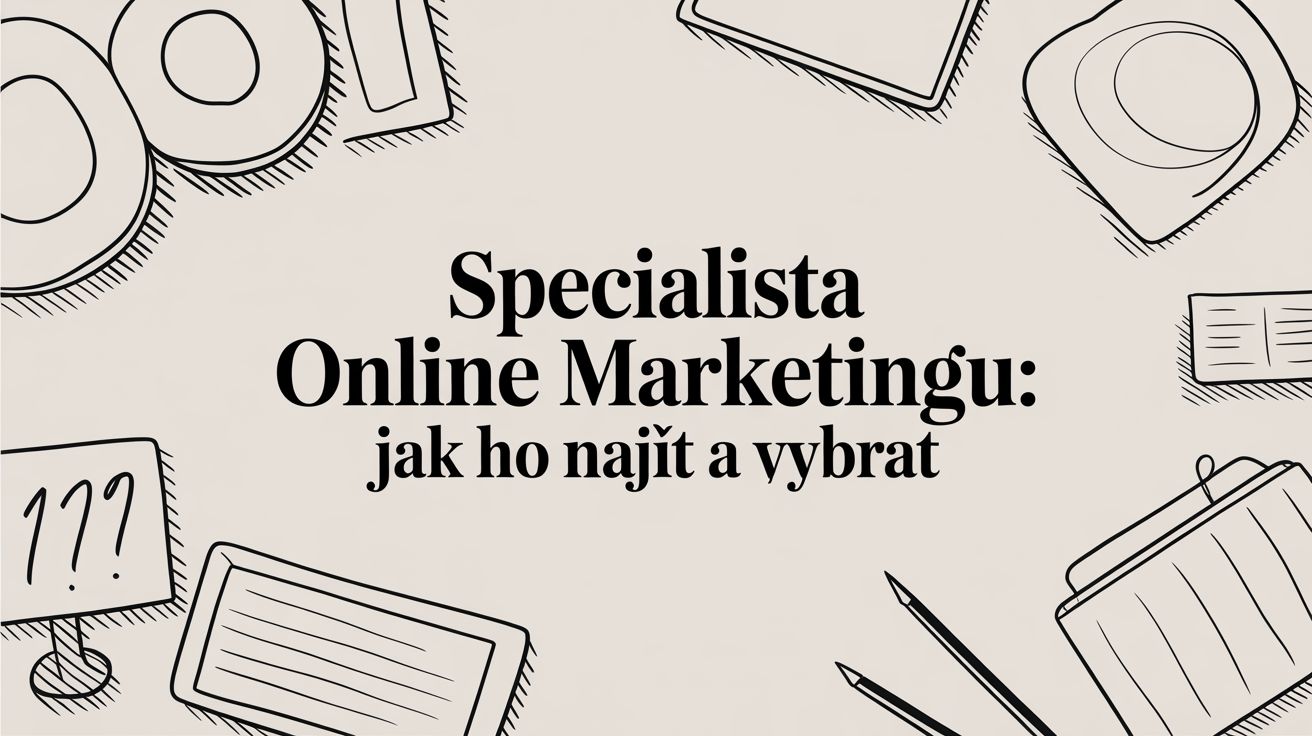 Specialista online marketingu: jak ho najít a vybrat